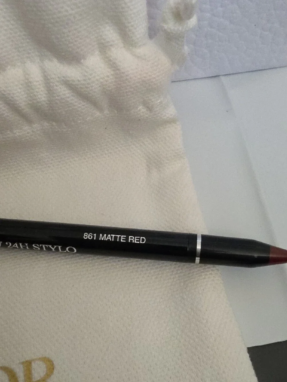 Dior red travel lines